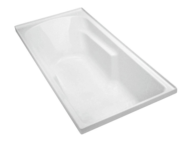 Kohler - Duo™  Acrylic Drop-in Bathtub With Integral Tile Flange